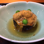 らん亭～ 美日庵 - 水茄子味噌田楽に海胆