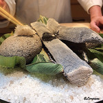 らん亭～ 美日庵 - 鱧を備長炭と焼石