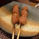 とり焼 番鳥 - ミンチたれ９０円