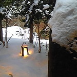 花仙庵 仙仁温泉 岩の湯 - 部屋から外を眺めます。