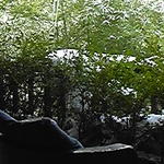 花仙庵 仙仁温泉 岩の湯 - くつろげる場所があちこちに…冬は寒いですけどね。