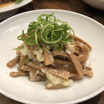 創作麺工房 鳴龍 - 「メンマ（ネギソース）」300円