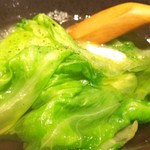 待庵 - レタスのおでん     絶品です