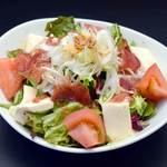 [Smoked Cow tongue tongue and tofu salad]