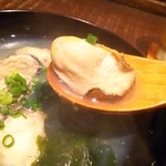 待庵 - 牡蠣のおでん    880円