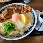 うどんの庄 真田 - 肉玉ぶっかけ