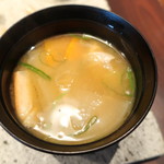 寿司＆グリル IL ONAI - 蟹汁 2019.8月