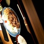 居酒屋 NIJYU-MARU - 生姜焼きランチ（日替り）７００円