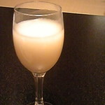 花仙庵 仙仁温泉 岩の湯 - 食前酒には地元ににごり酒を…。