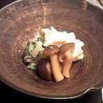 花仙庵 仙仁温泉 岩の湯 - 柿の白和え。