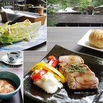 グリーンサイドカフェ - ランチコース（メイン・サラダ・スープ・ドリンク）