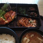 麻路地 - A　ササミカツ　日替わりランチ　650円（税込）