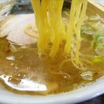 かわなみ食堂 - 塩ラーメンの麺
