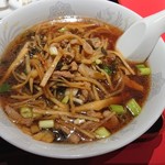 中華料理 東王 - 上海タンメン(豚肉細切りと高菜炒めそば)  700円