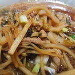 中華料理 東王 - 豚肉細切りと高菜炒め