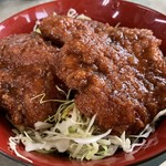 十文字屋 - ヒレかつ丼…1100円(税込)