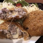 菱田屋 - チーズメンチ