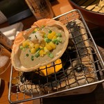 函三郎 - 蟹みそ甲羅焼き（780円）