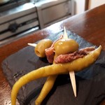 LANBRoA - アンチョビとオリーブのピンチョス