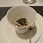 リストランテ カノフィーロ - 色々トマトと水ダコ、グレープフルーツと山わさび