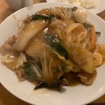 南海飯店 - かたい焼ソバ②