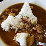 ラポ・ラポラ食堂 - ほっきシーフードカレー。崩すのが勿体ない…