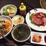 Wakamatsudainingu - 焼肉ランチ肉大盛り