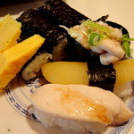 かねとも寿し - 最特上寿司・別皿