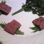 かぶら亭 - トロ肉と芽葱
