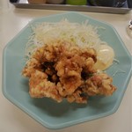 餃子の王将 中央駅店 - セットの鶏の唐揚げ