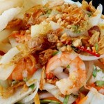 ■越南的沙拉&虾仙贝■