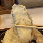 うどん 丸香 - 野菜天盛 茄子アップ