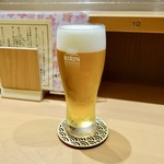 塩竈 しらはた - ［2019/08］生ビール・キリン一番搾り(550円)
