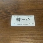 元祖普通系ラーメン 石川商店 - 【2019.9.7(土)】券売機