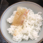 食処はる 澤の家 - ゴマダレ漬て御飯にオン。