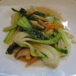 中国小皿料理とお酒の店  花凛 - 青菜のガーリック炒め（１）