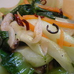 中国小皿料理とお酒の店  花凛 - 青菜のガーリック炒め（２）