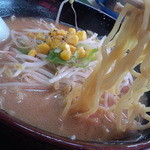 Nashi Ka Ramen - 弾性に富む歯応えがあり、剛性もあって、しなやかなコシがある存在感のある麺