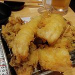 地魚屋台 とっつぁん - （2019.7.26）天ぷらウメー！安いし