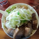 極太濁流ラーメン ら・けいこ - らーめん普通・野菜増し・煮豚４枚