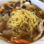 三秀  - 半五目ラーメンアップ。