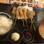 恵美須商店　澄川店 - 串揚げ定食 ¥780です。