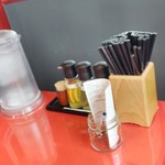 オカゲサマ製麺食堂 - 卓上調味料