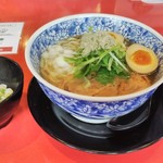 オカゲサマ製麺食堂 - 飛魚だし味玉ラーメン￥880