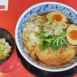 オカゲサマ製麺食堂 - 飛魚だし味玉ラーメン￥880