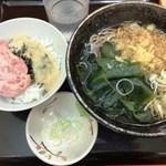 梅もと - 190416日替わり（火曜）牛しぐれ丼セット510円