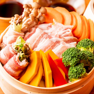 歓送迎会 豚バラせいろ蒸しなど全9品 翡翠 Hisui コース 最大3時間飲み放題 4 980円 3 980円 完全個室和ダイニング 雫 六本木店 六本木 居酒屋 食べログ