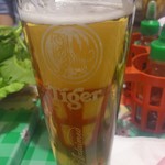 サワディシンチャオ - タイガーの生ビール