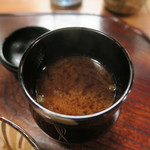 なる屋 - 蒟蒻味噌汁