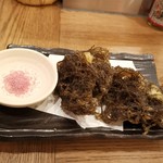 Okinawaiｔyaribasakaba akayura - もずくの天ぷら